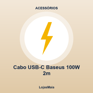 Cabo USB-C Baseus 100W 2m