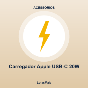 Carregador Apple USB-C 20W
