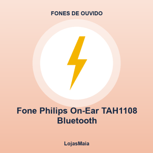 Fone Philips On-Ear TAH1108 Bluetooth