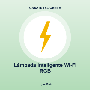 Lâmpada Inteligente Wi-Fi RGB