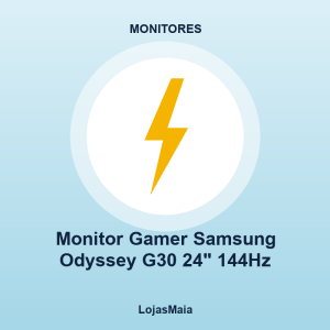 Monitor Gamer Samsung Odyssey G30 24" 144Hz
