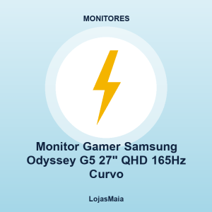 Monitor Gamer Samsung Odyssey G5 27" QHD 165Hz Curvo