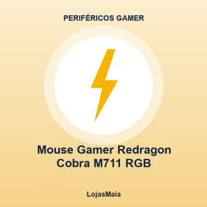 Mouse Gamer Redragon Cobra M711 RGB