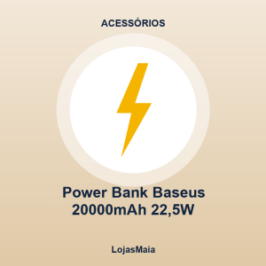 Power Bank Baseus 20000mAh 22,5W